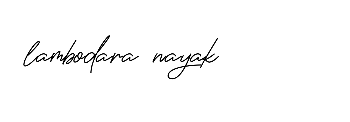 Signature of lambodara-nayak