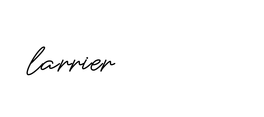 Signature of larrier