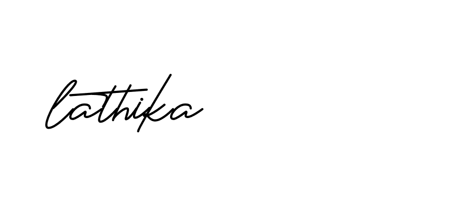 Signature of lathika