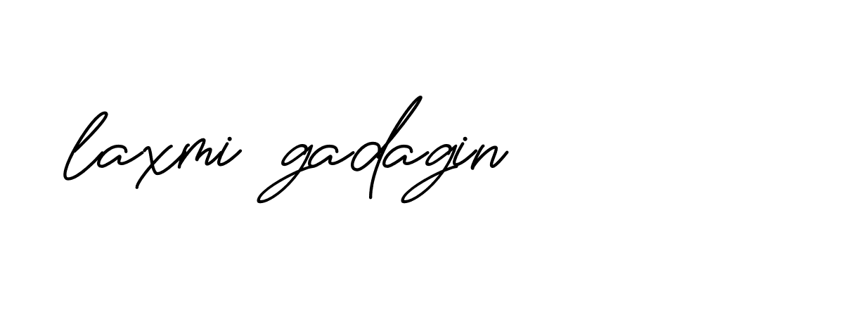 Signature of laxmi-gadagin