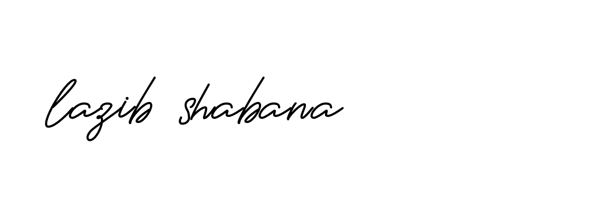 Signature of lazib-shabana