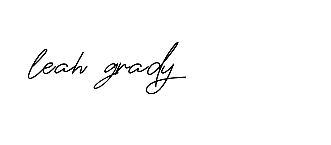 Signature of leah-grady