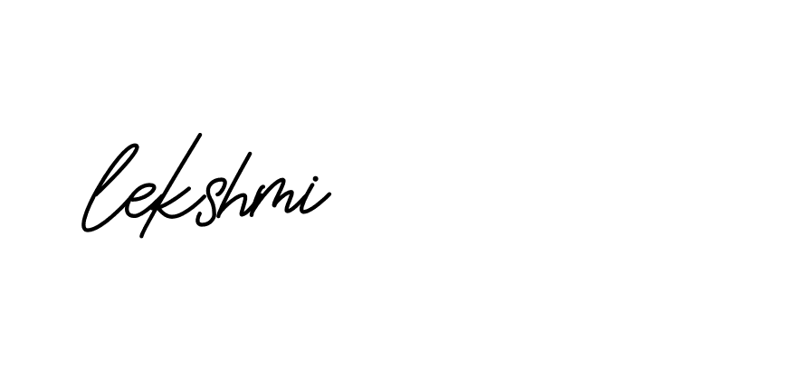 Signature of lekshmi