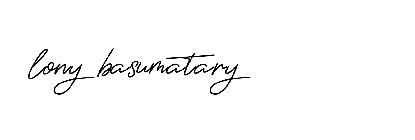 Signature of lony-basumatary-