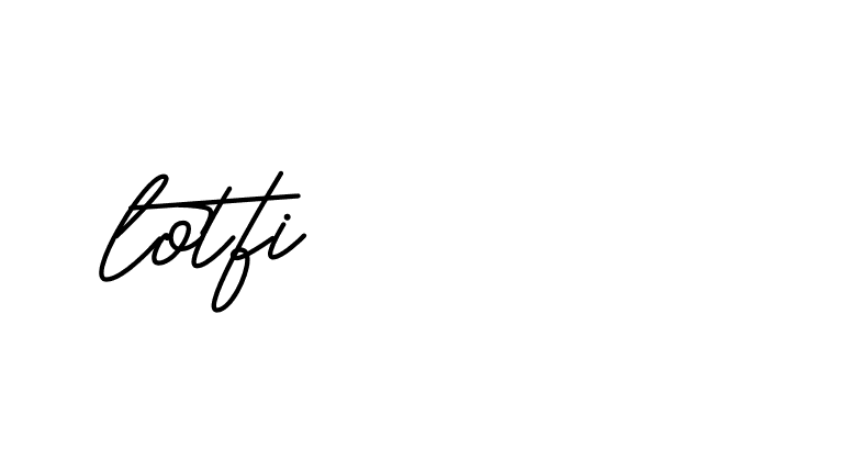 Signature of lotfi