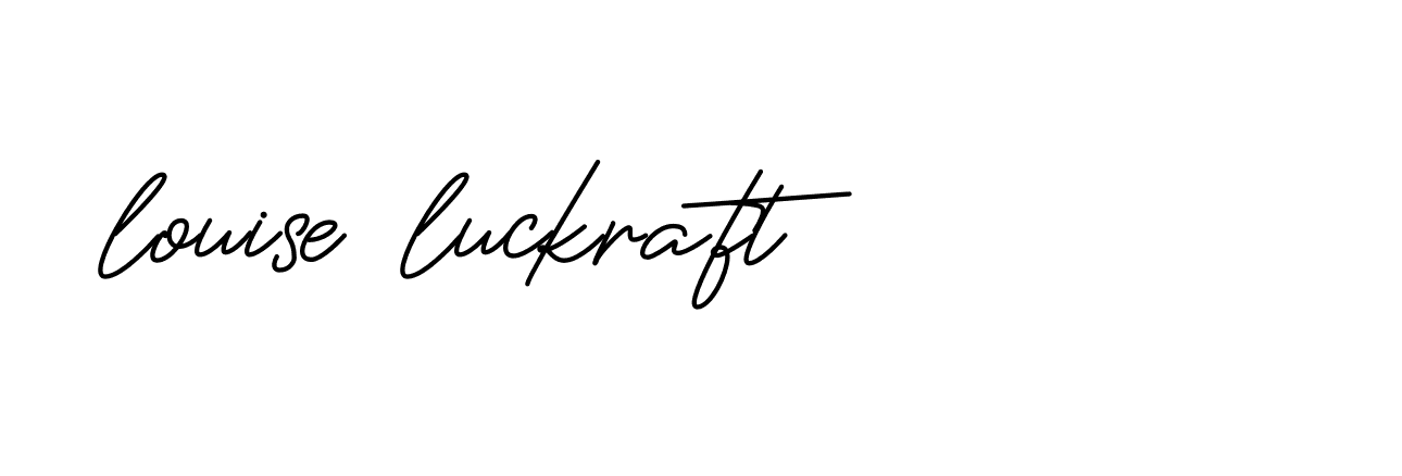 Signature of louise-luckraft-