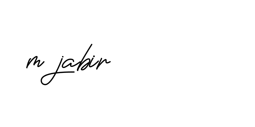 Signature of m-jabir