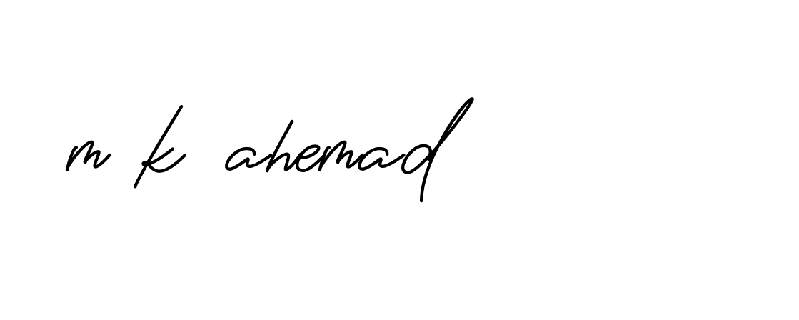 Signature of m-k-ahemad