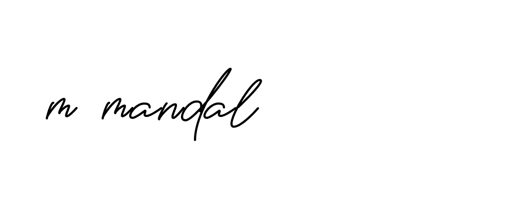 Signature of m-mandal