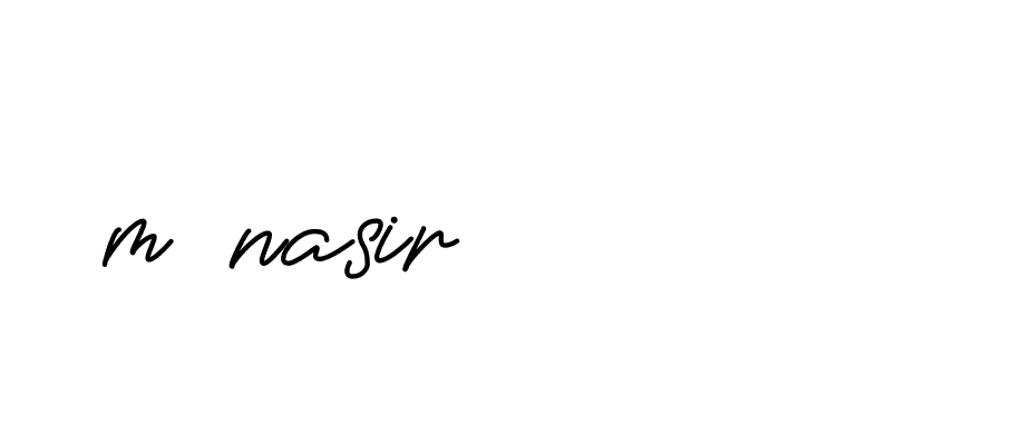 Signature of m-nasir