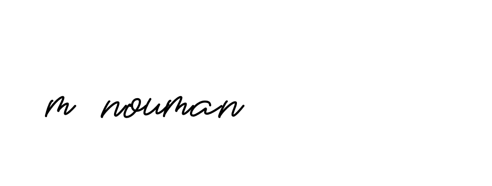 Signature of m-nouman