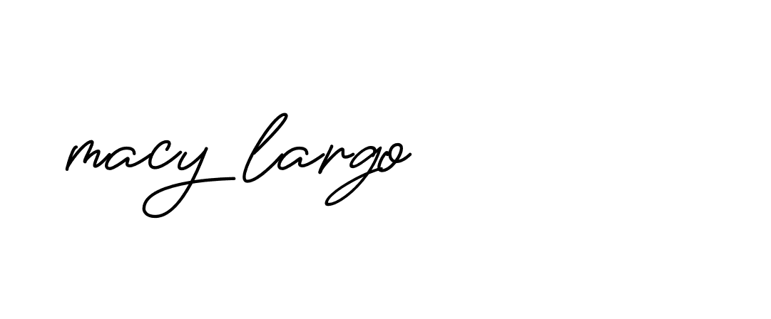 Signature of macy-largo