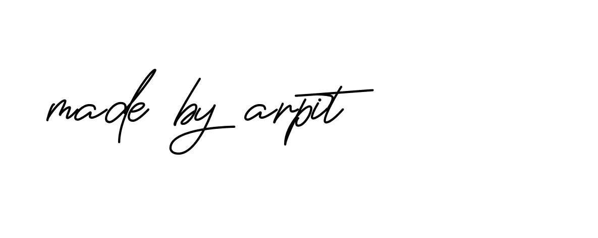 Signature of made-by-arpit