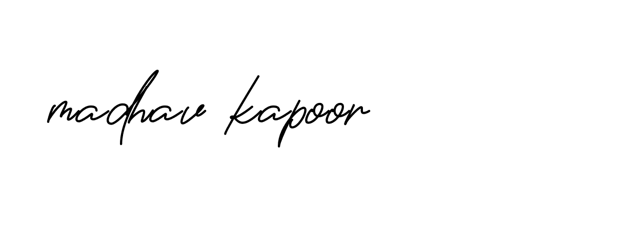 Signature of madhav-kapoor