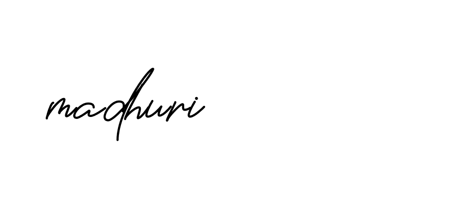 Signature of madhuri