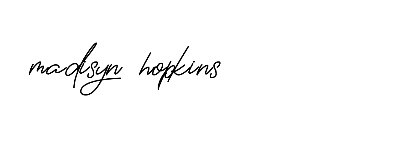 Signature of madisyn-hopkins-