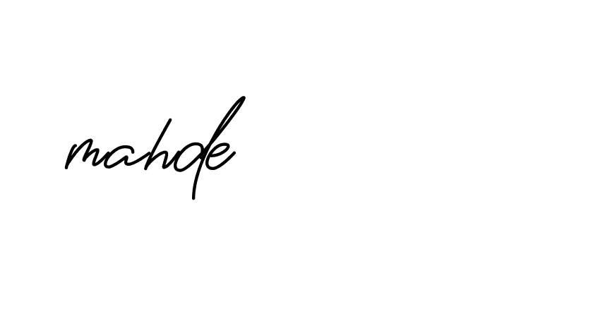 Signature of mahde