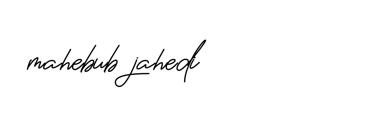 Signature of mahebub-jahedi-