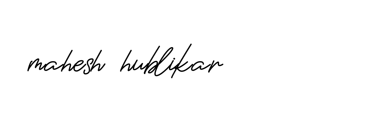 Signature of mahesh-hublikar