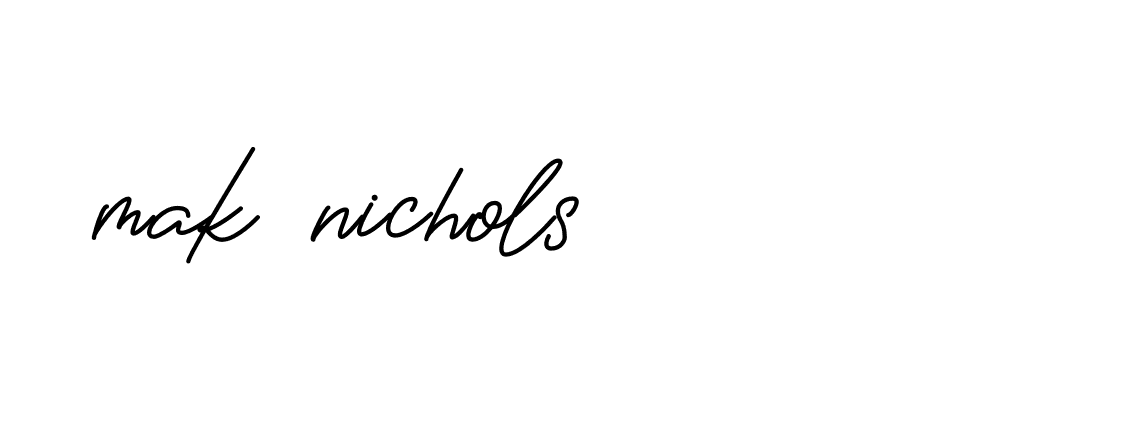 Signature of mak-nichols-