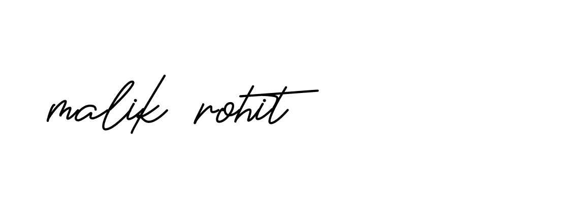 Signature of malik-rohit-