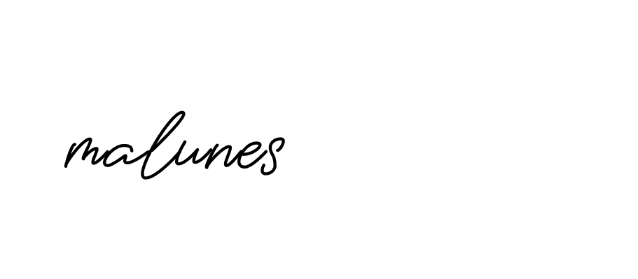 Signature of malunes