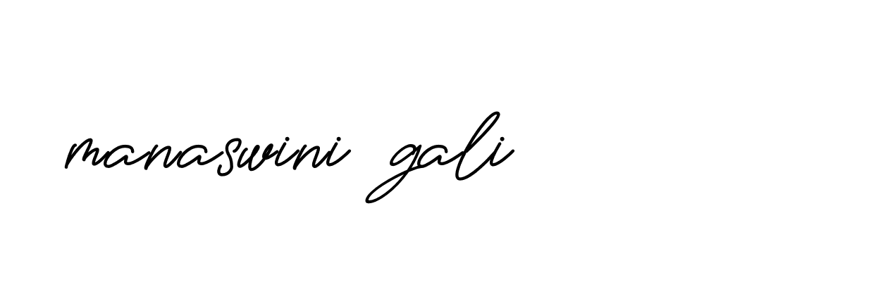 Signature of manaswini-gali