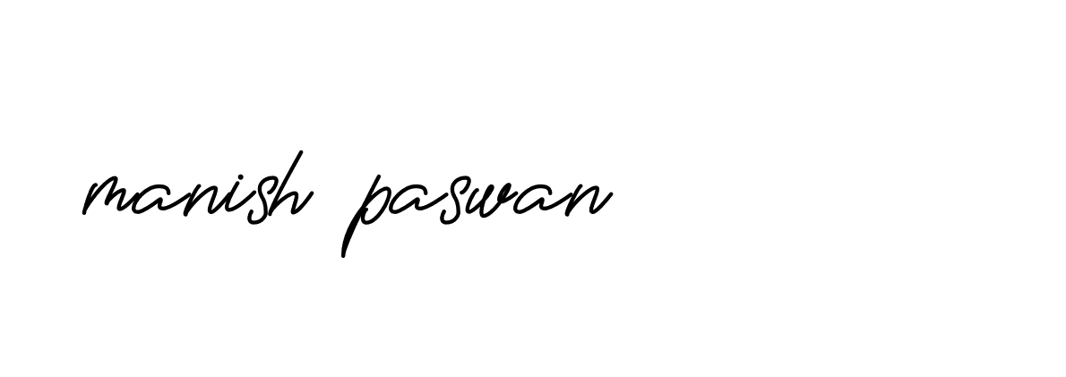 Signature of manish-paswan