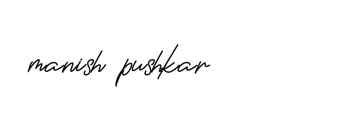 Signature of manish-pushkar