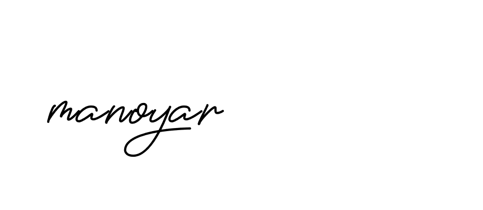 Signature of manoyar