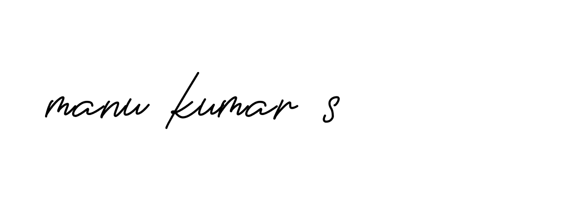 Signature of manu-kumar-s