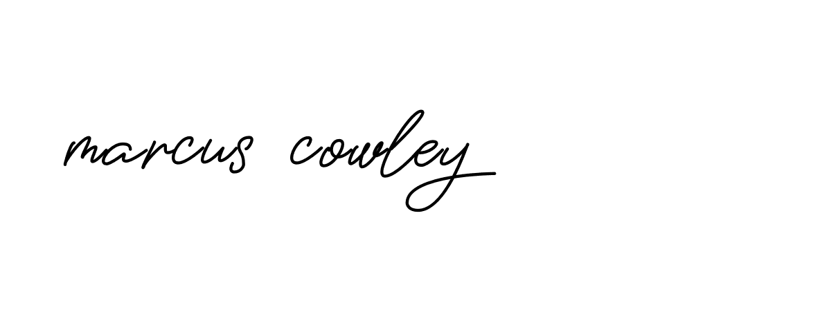 Signature of marcus-cowley