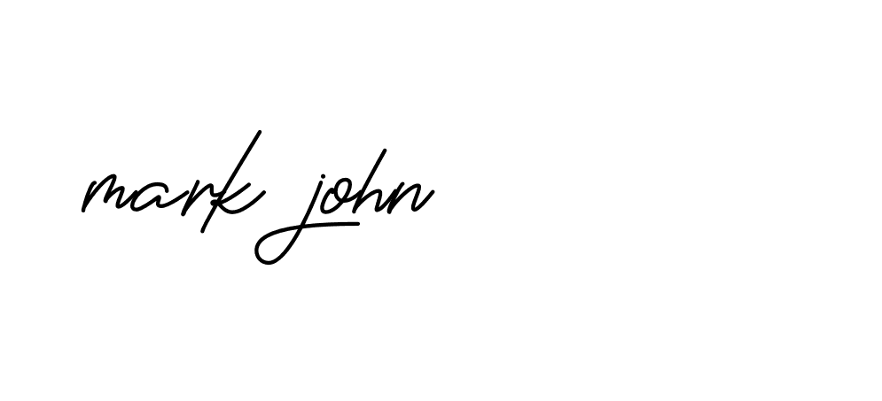 Signature of mark-john