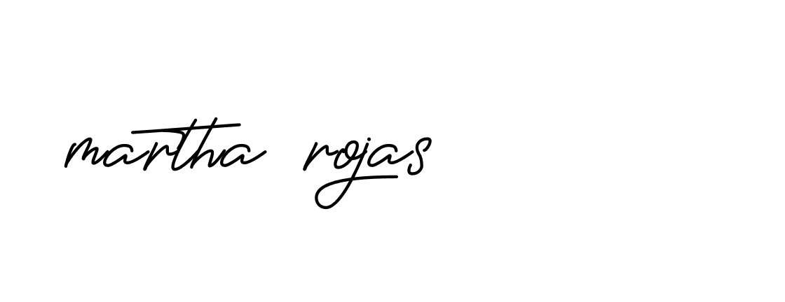 Signature of martha-rojas