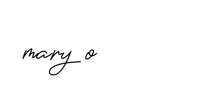 Signature of mary-o