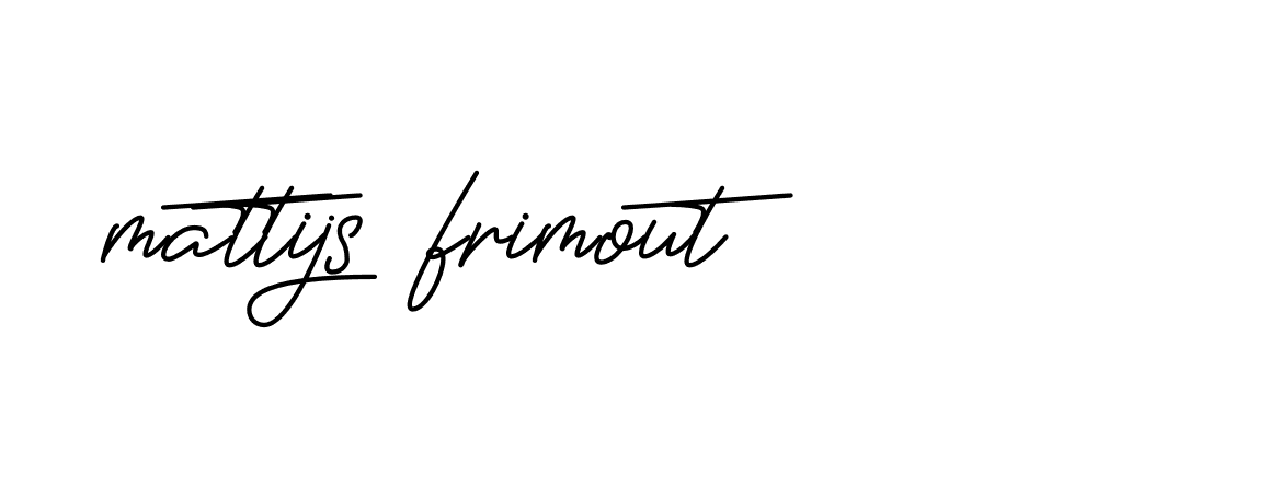 Signature of mattijs-frimout