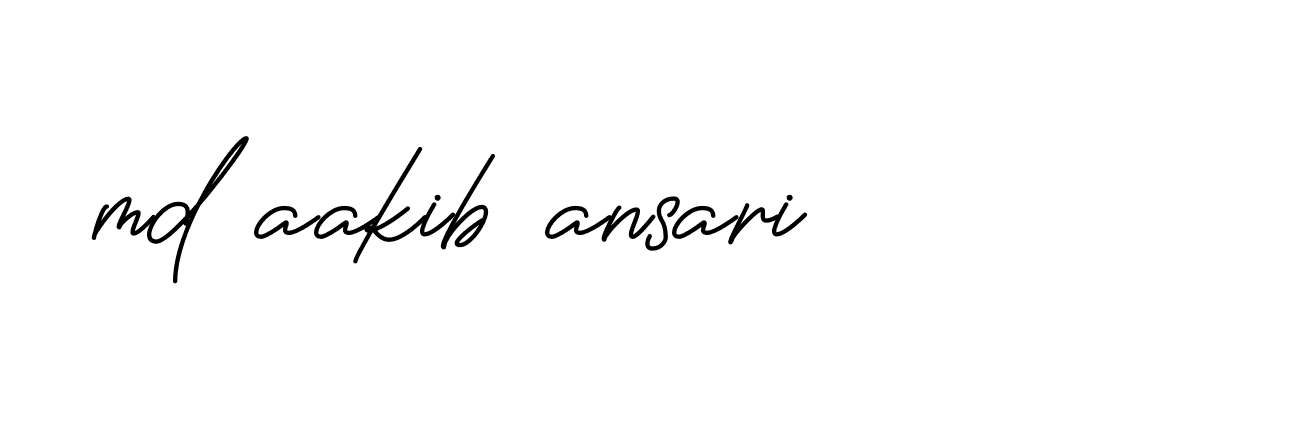 Signature of md-aakib-ansari