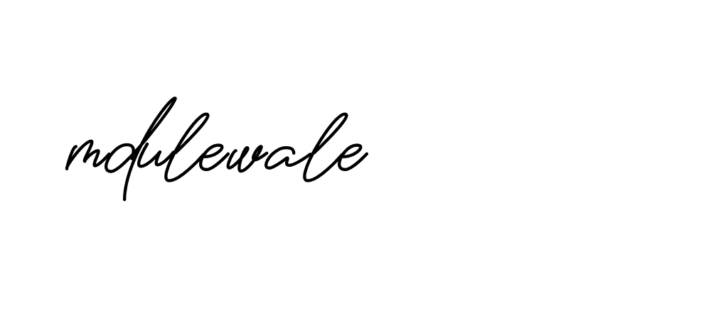 Signature of mdulewale