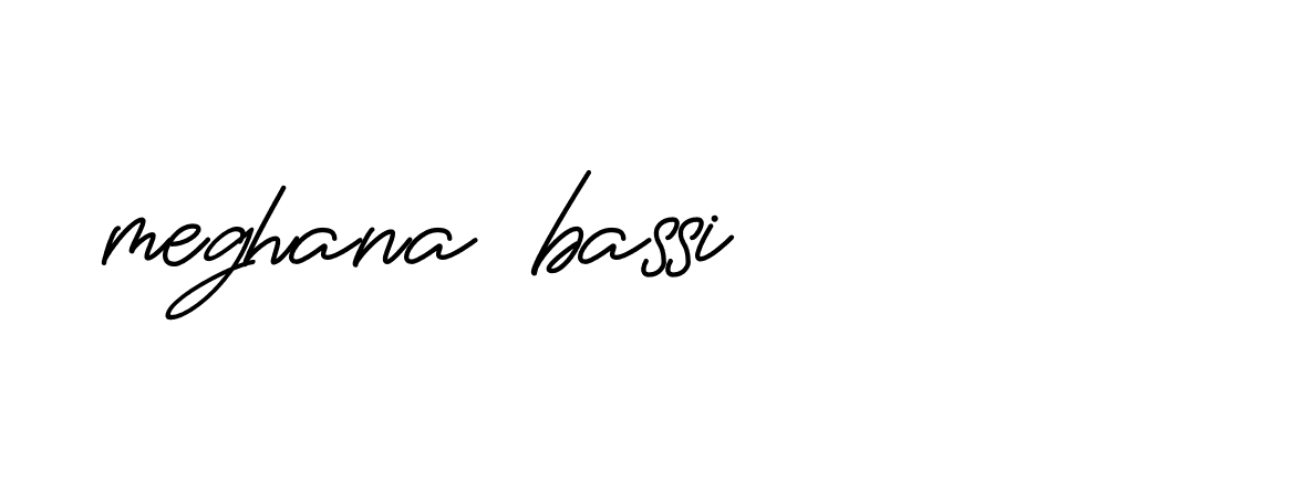 Signature of meghana-bassi