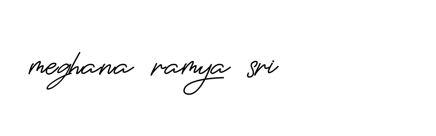 Signature of meghana-ramya-sri