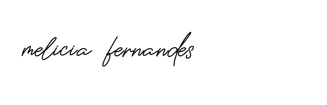 Signature of melicia-fernandes-