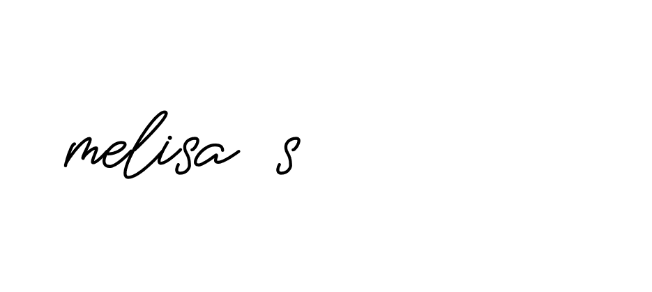 Signature of melisa-s