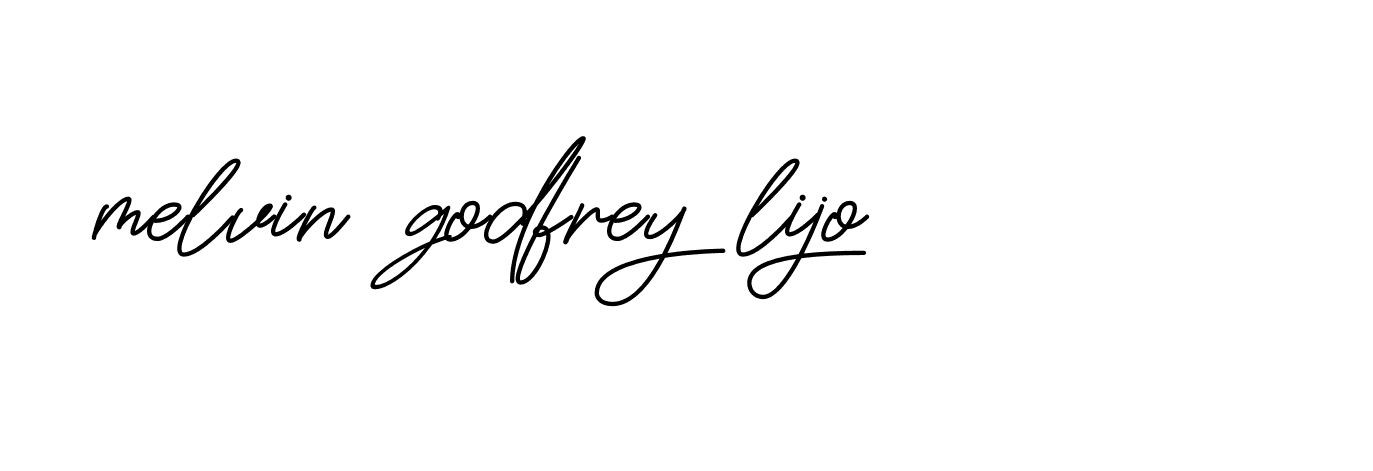 Signature of melvin-godfrey-lijo