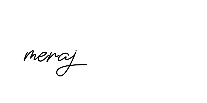 Signature of meraj