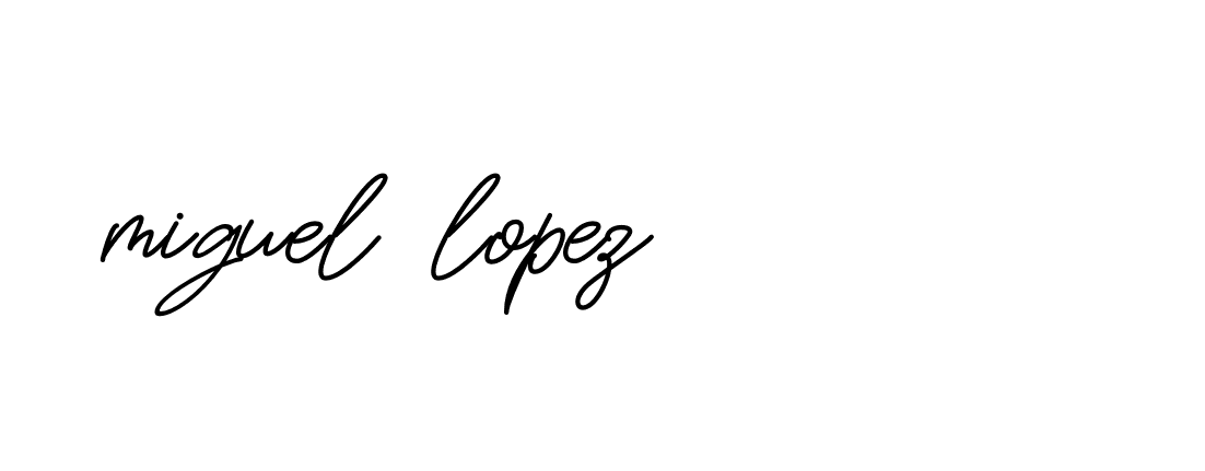 Signature of miguel-lopez