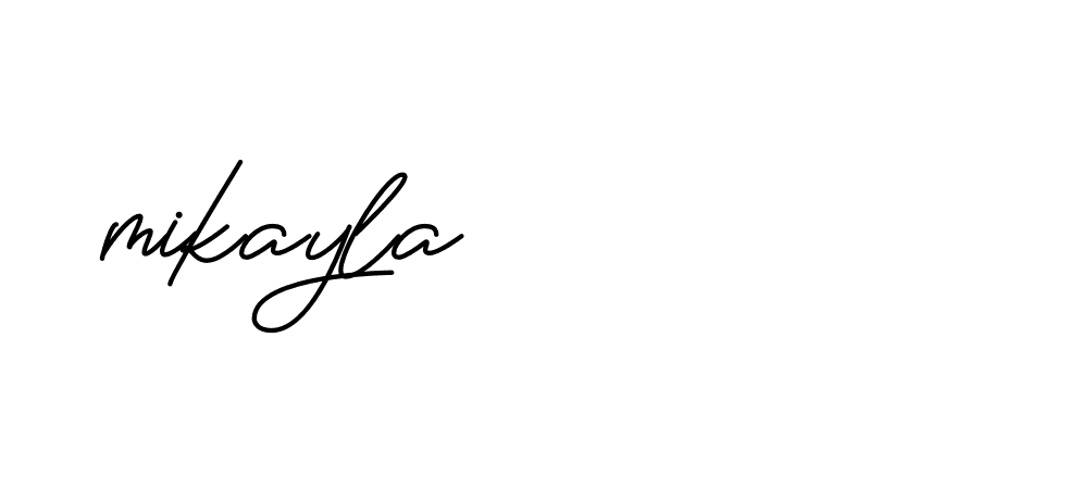 Signature of mikayla-