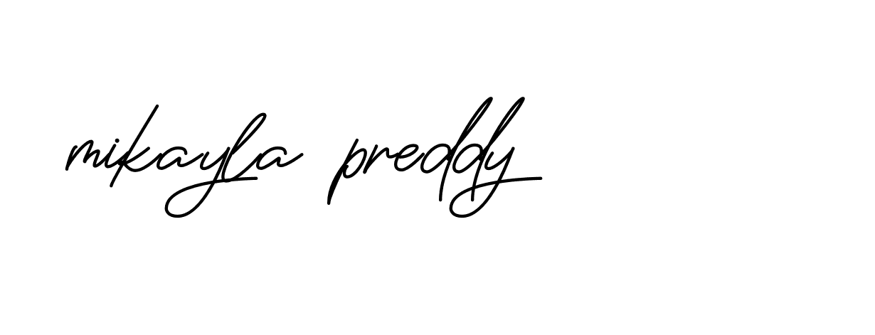 Signature of mikayla-preddy