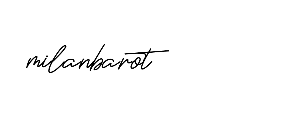 Signature of milanbarot