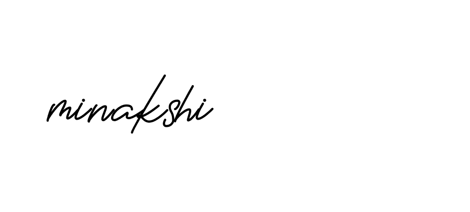 Signature of minakshi