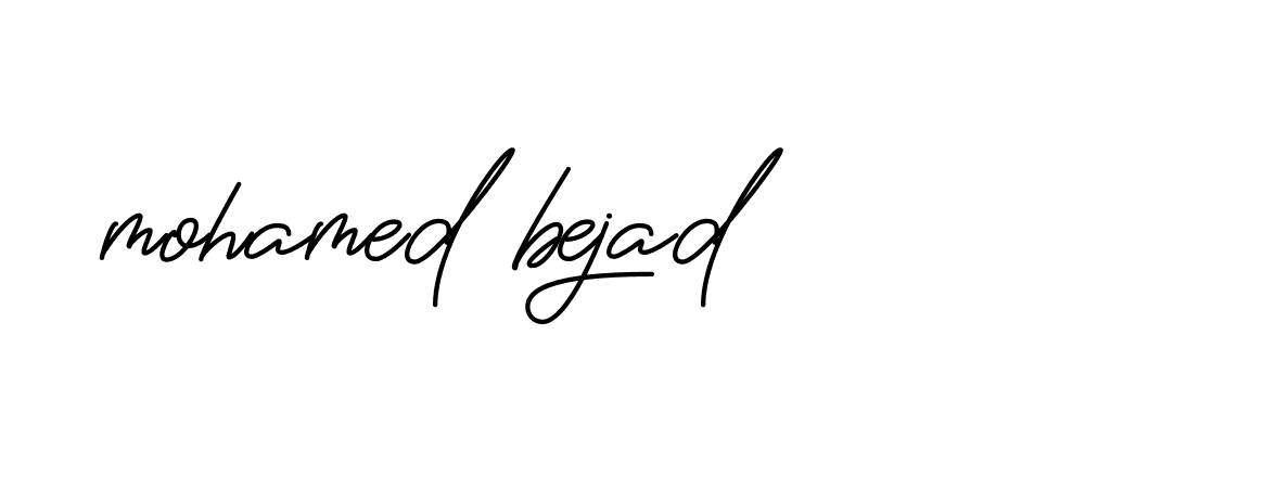 Signature of mohamed-bejad